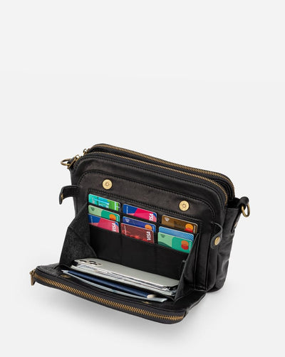 Nora. - Elegante borsa a tracolla a tre strati