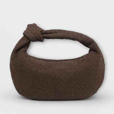 Nora. -Grande borsa a tracolla intrecciata da donna
