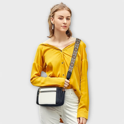 Nora. - Borsa a tracolla in pelle vegana