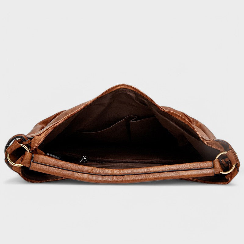 Nora. - Borsa Hobo Bohemien con Portafoglio
