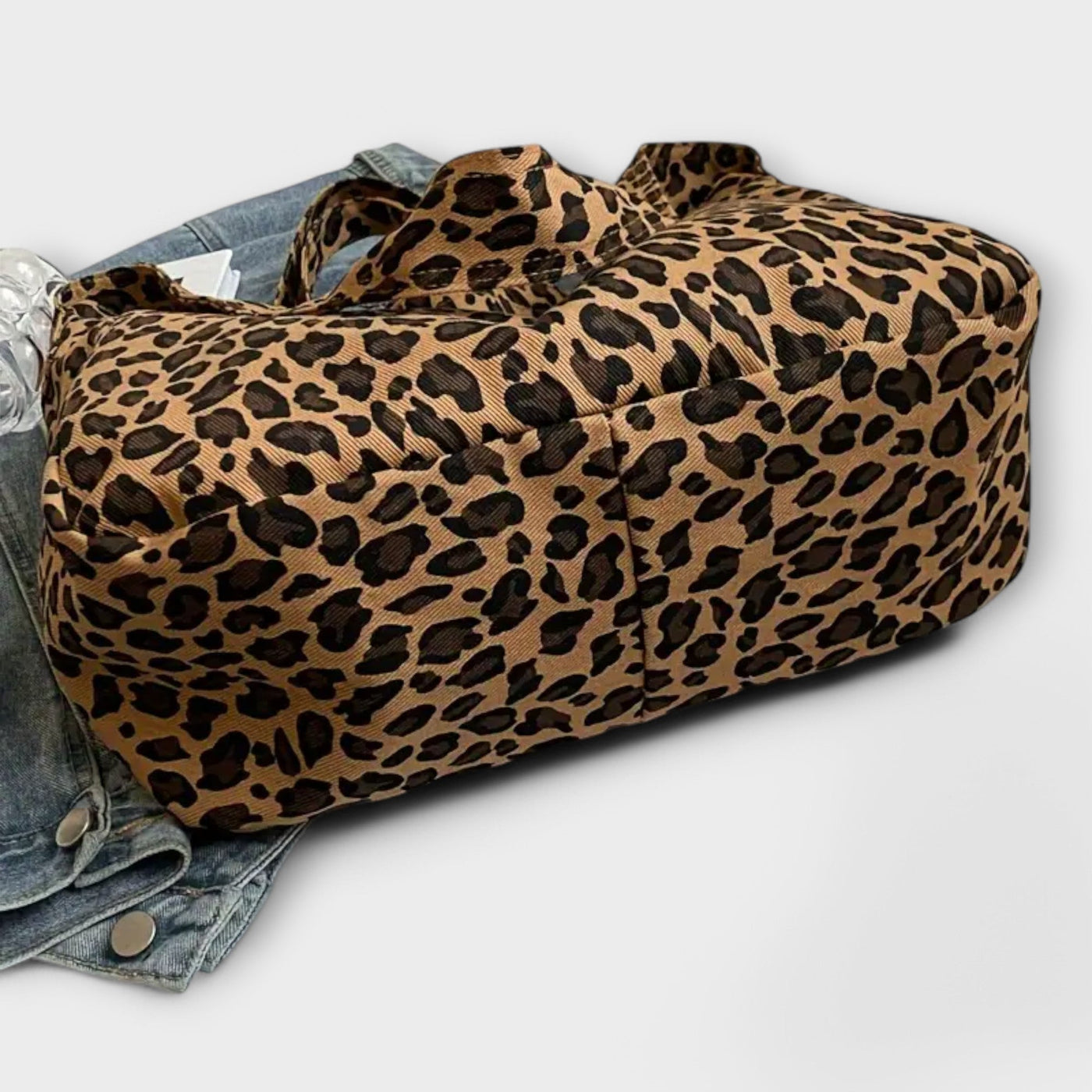 Nora. - Borsa alla moda con stampa leopardata