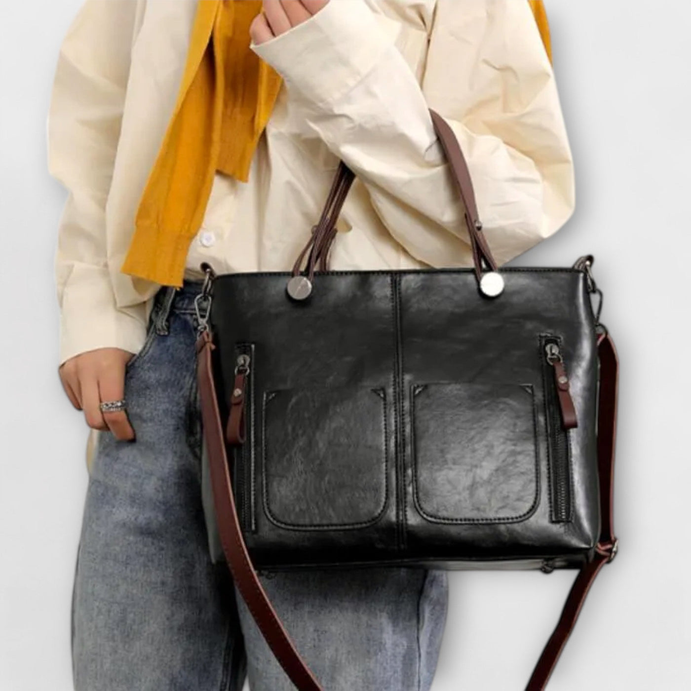 Nora. - Elegante borsa in pelle
