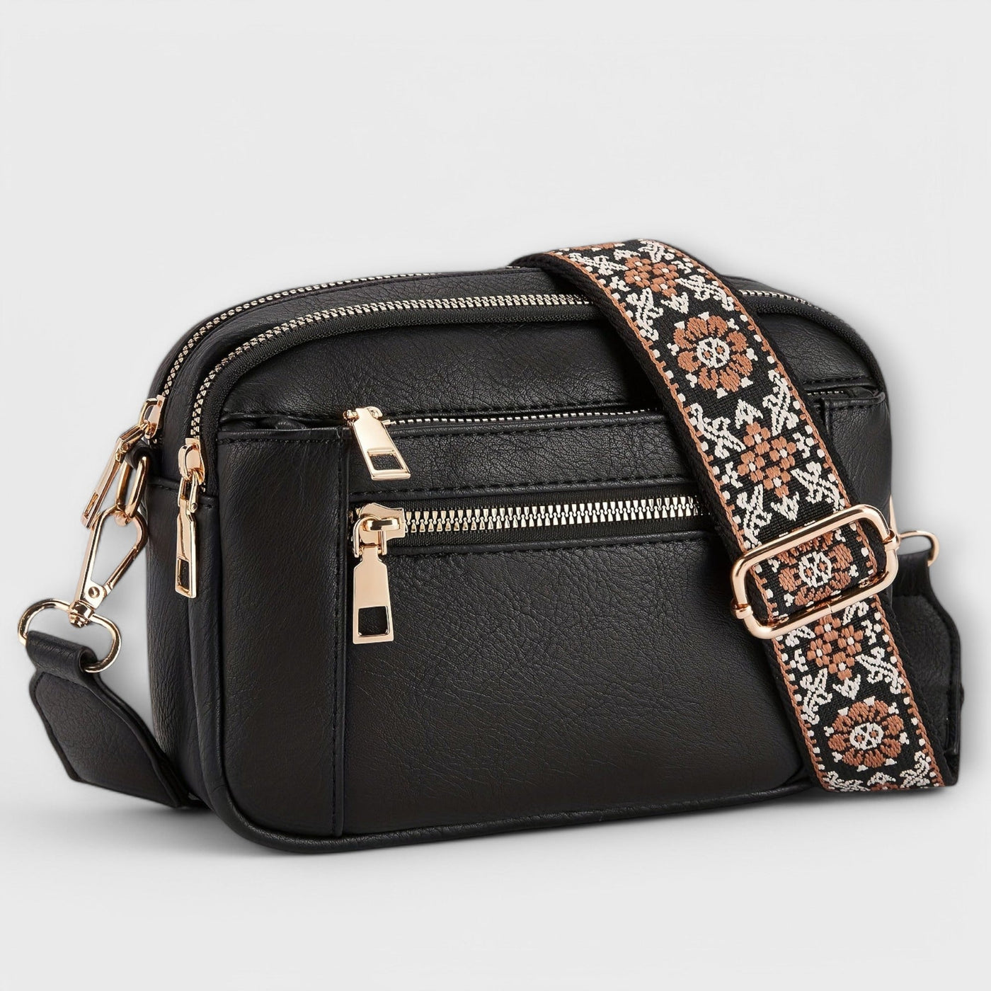 Nora. - Borsa a tracolla in pelle vegana