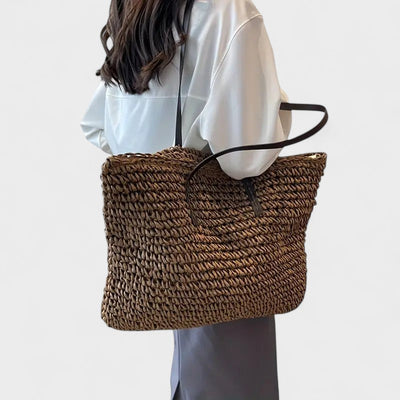 Nora. – Borsa a tracolla intrecciata