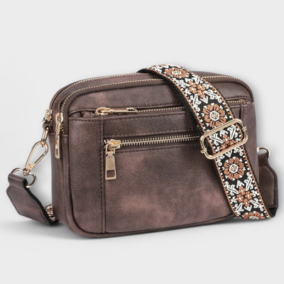 Nora. - Borsa a tracolla in pelle vegana