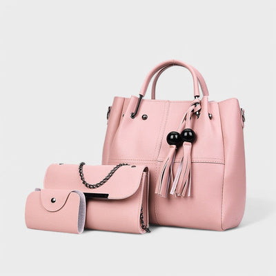 Nora. - Set di borse alla moda in 3 pezzi con frange