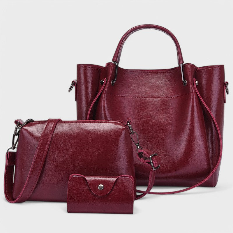 Nora. - Elegante set di borse 3 in 1