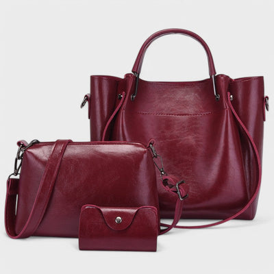 Nora. - Elegante set di borse 3 in 1