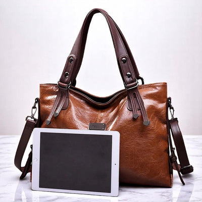 Nora. - Borsa tote in morbida pelle raffinata