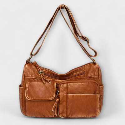 Nora. - Borsa in pelle della vecchia scuola