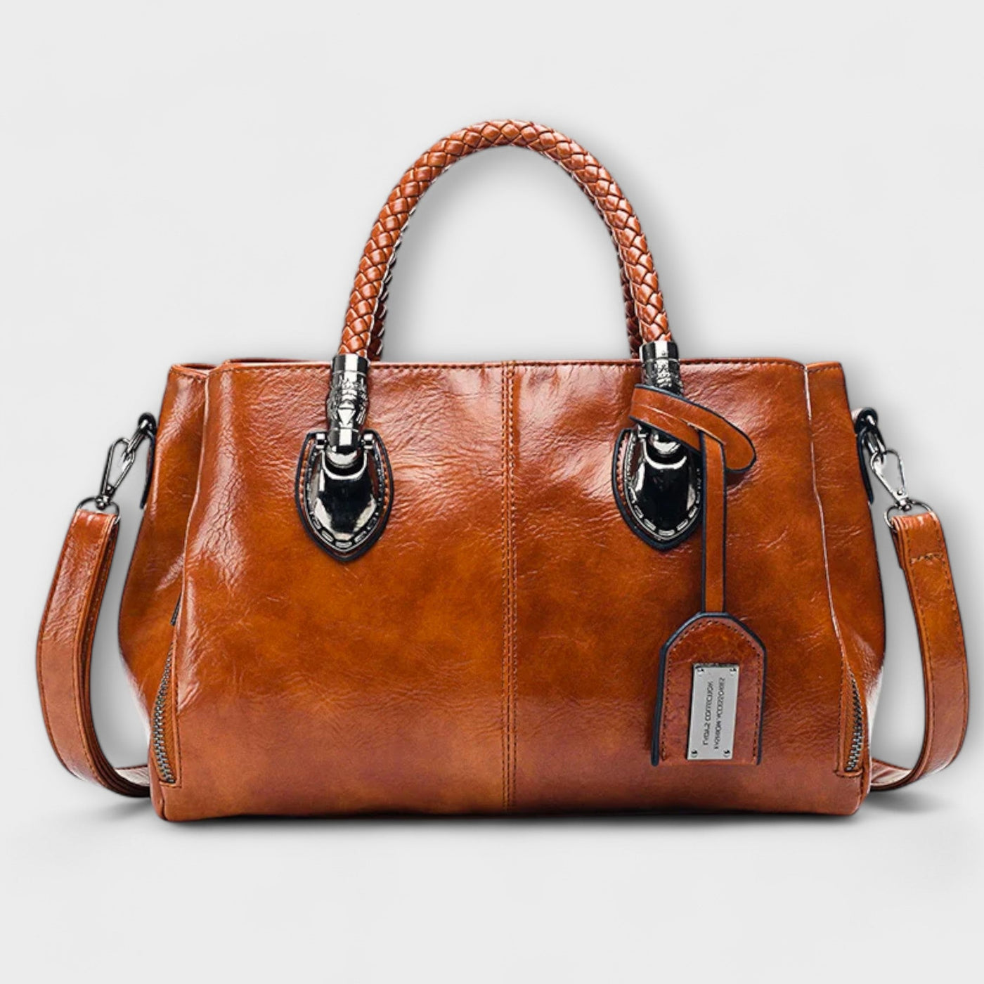 Nora. - Elegante borsa da viaggio in pelle