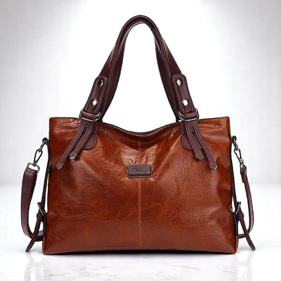 Nora. - Borsa tote in morbida pelle raffinata