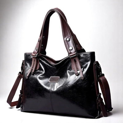 Nora. - Borsa tote in morbida pelle raffinata