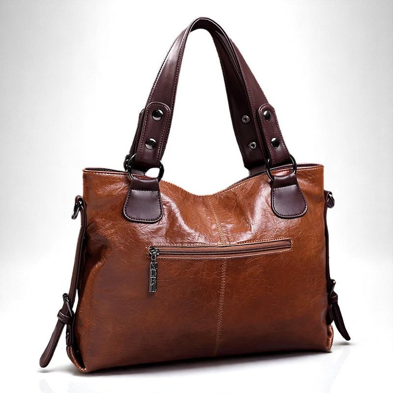 Nora. - Borsa tote in morbida pelle raffinata