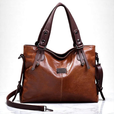 Nora. - Borsa tote in morbida pelle raffinata