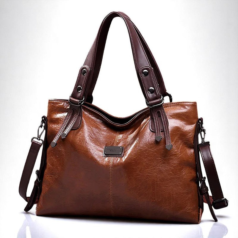 Nora. - Borsa tote in morbida pelle raffinata