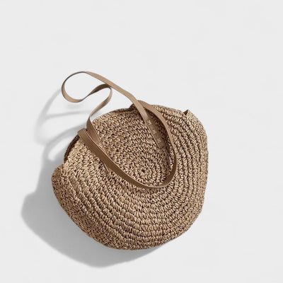 Nora. – Borsa da spiaggia intrecciata a mano
