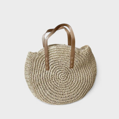 Nora. – Borsa da spiaggia intrecciata a mano