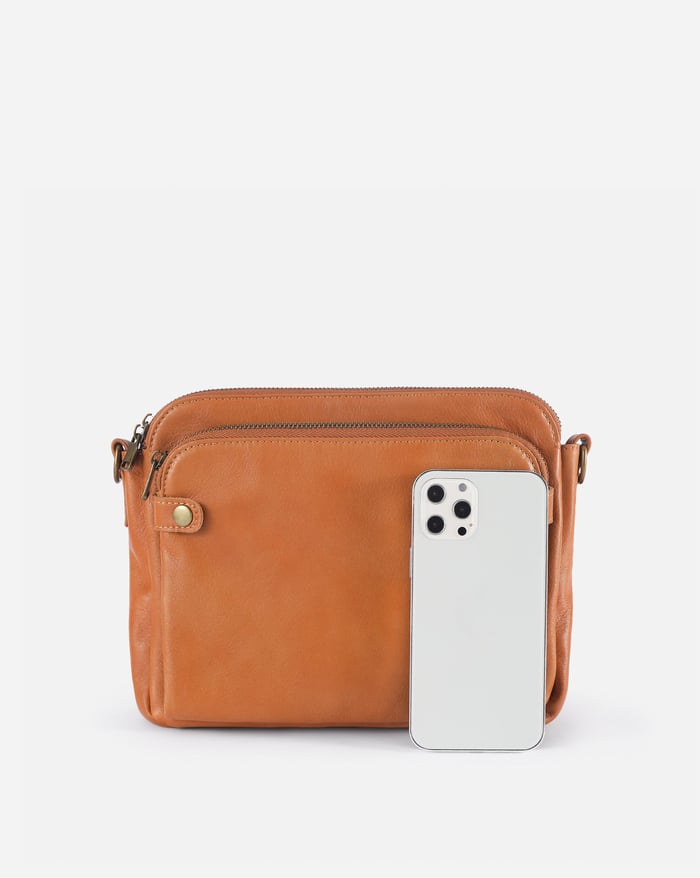 Nora. - Elegante borsa a tracolla a tre strati