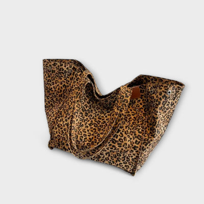 Nora. - Elegante borsa a tracolla con motivo leopardato