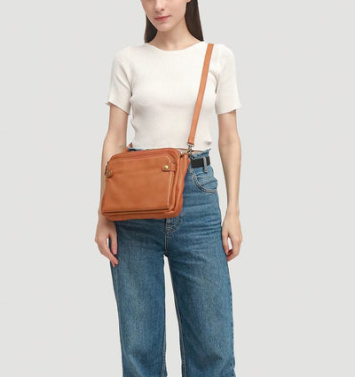 Nora. - Elegante borsa a tracolla a tre strati