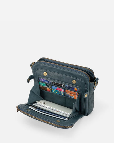 Nora. - Elegante borsa a tracolla a tre strati