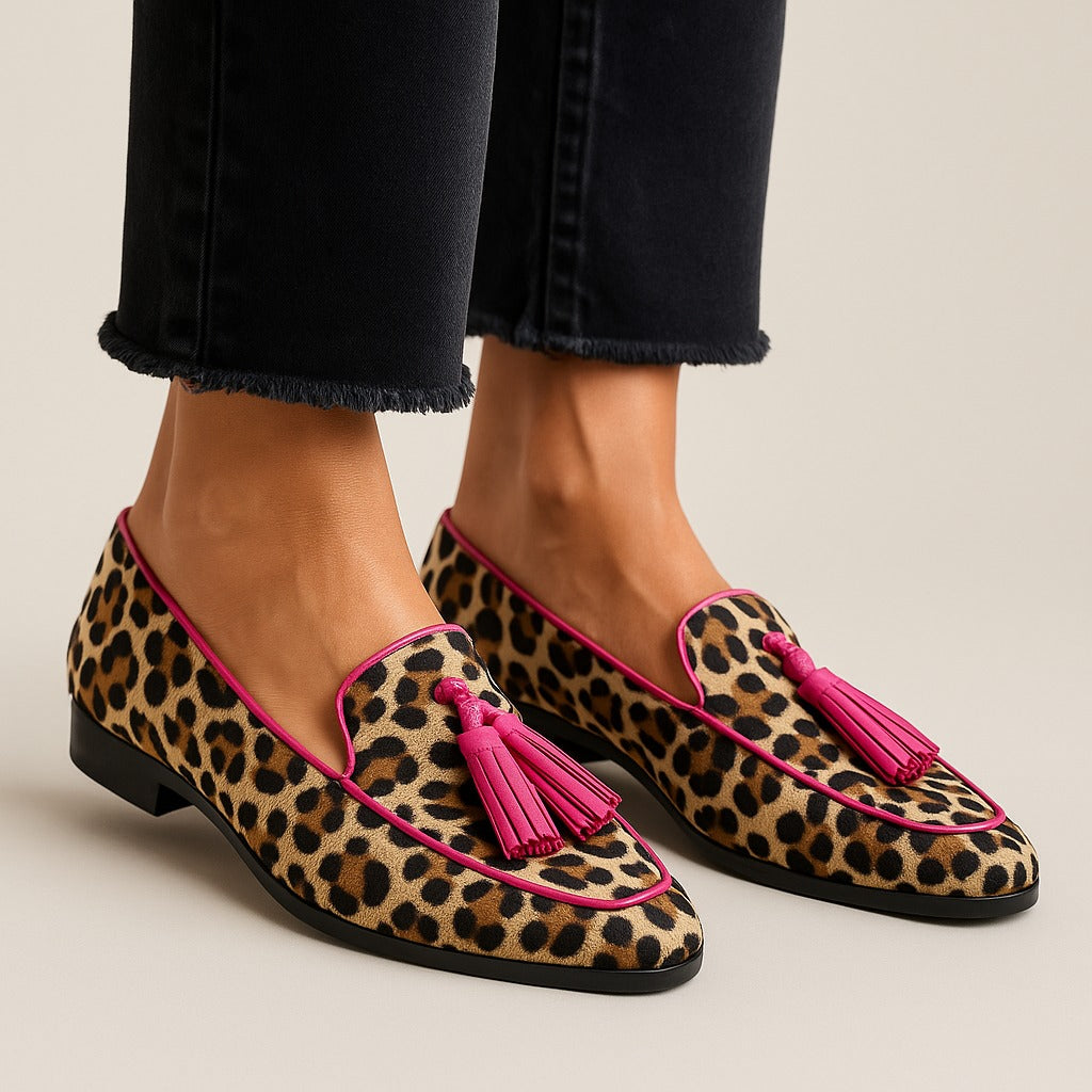 Liora™ | Pantofole con Frange Decorative