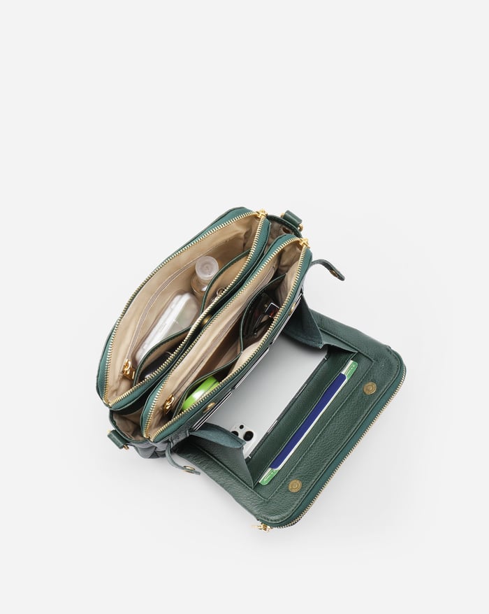 Nora. - Elegante borsa a tracolla a tre strati