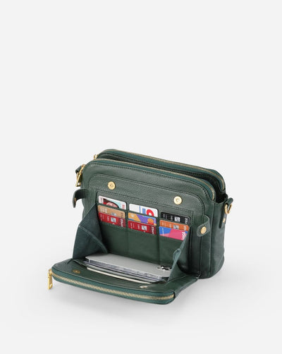 Nora. - Elegante borsa a tracolla a tre strati